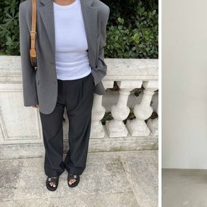 Djerf Avenue forever blazer in grey